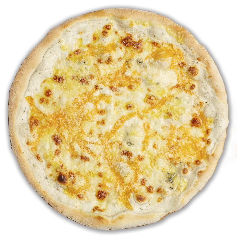 Пицца 4 сыра под белым соусом